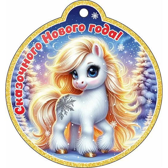 Подвесная бирка "Сказочного Нового года!"