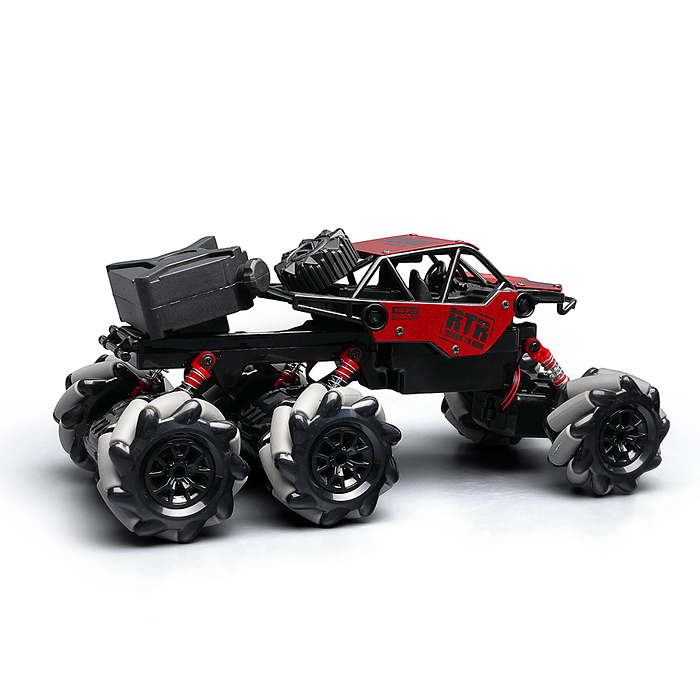 Машина SY215KH-13 "Шестиколесный Монстр" р/у, 27 MHz,в  коробке