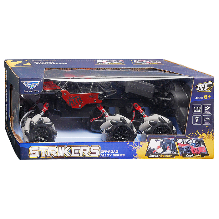 Машина SY215KH-13 "Шестиколесный Монстр" р/у, 27 MHz,в  коробке