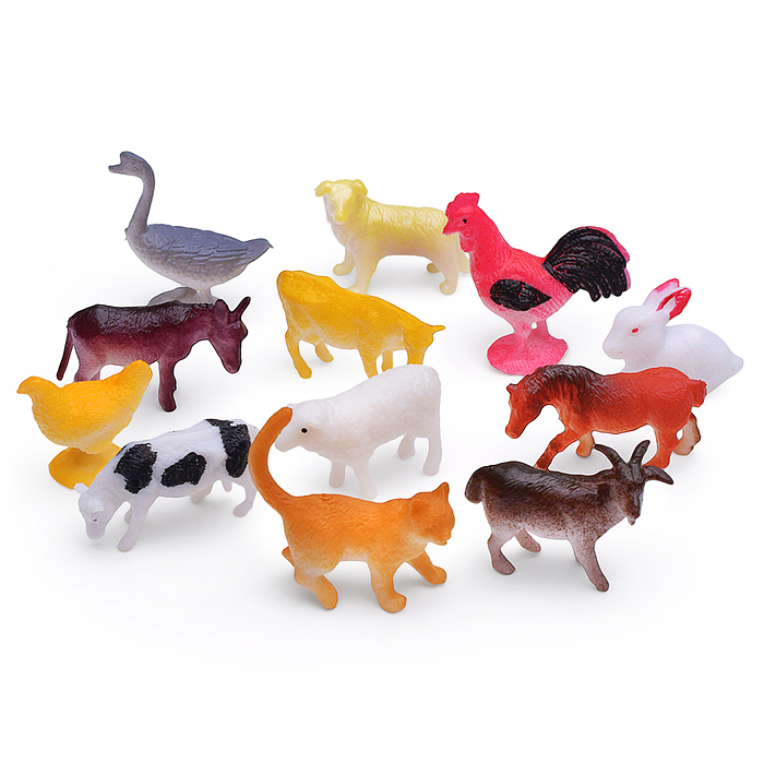 Наборы животных 0815-55 "Домашняя ферма" в пакете