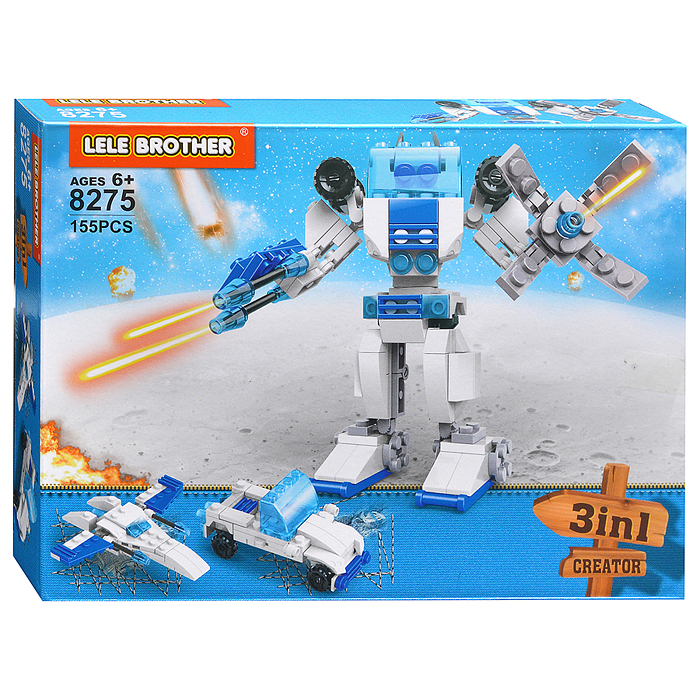 Конструктор 8275 "Космические войны" (155 дет.) в коробке