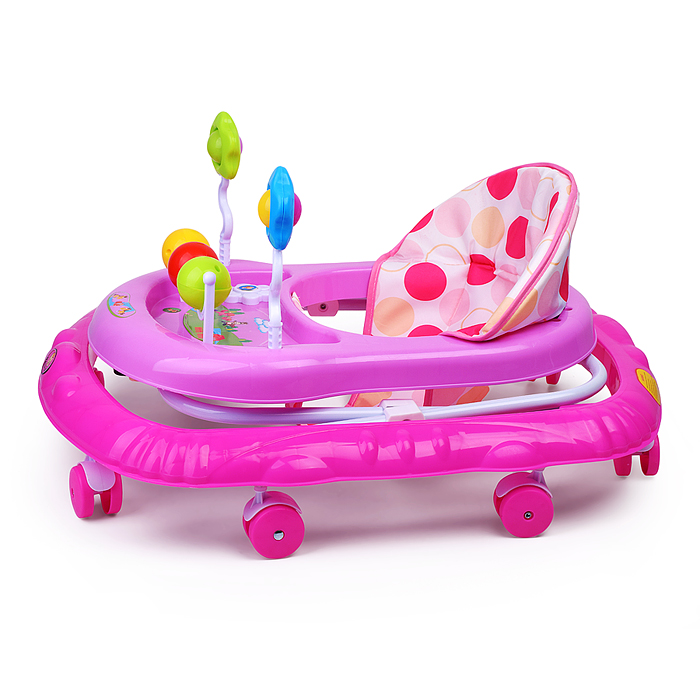 Ходунки 803-1 "Любимые игрушки" (цвет розовый)