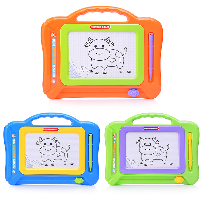 Доска для рисования 966-2 "Веселые рисунки" в пакете