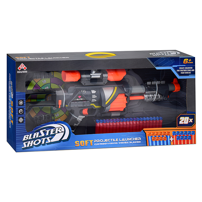 Фото к товару Автомат SB576 "Победитель" с мягкими полимерными пулями, в коробке Автомат SB576 "Победитель" с мягкими полимерными пулями, в коробке