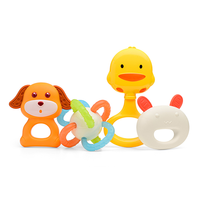 Набор погремушек Y0161 "Добрые зверята" в пакете