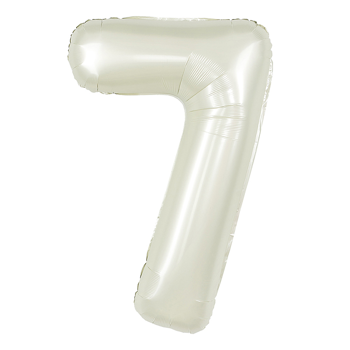 Шар (40''/102 см) Цифра, 7, Белый песок, Сатин, 1 шт. в уп. Шар (40''/102 см) Цифра, 7, Белый песок, Сатин, 1 шт. в уп.
