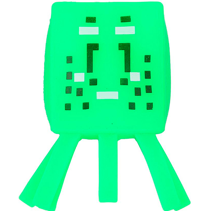 Игрушка антистресс тянучка "Пиксельный персонаж салатовый" блистер, Супер Флекс 