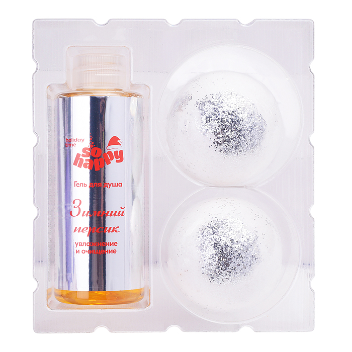 Набор бурлящих шаров "So Happy holiday time" 390г Зимнее волшебство