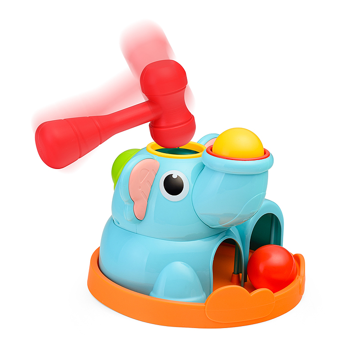 Игра Стучалка HE0283 "Весвлый слоник" в коробке