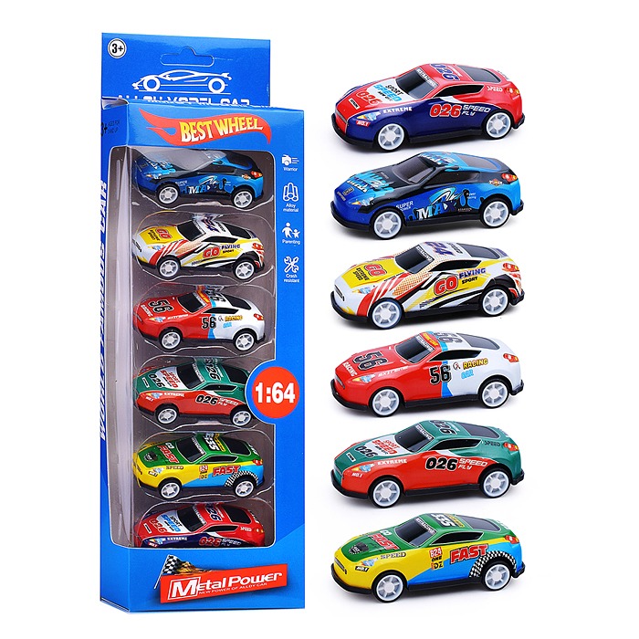 Набор машин 2025A "Гонка победителя" в коробке