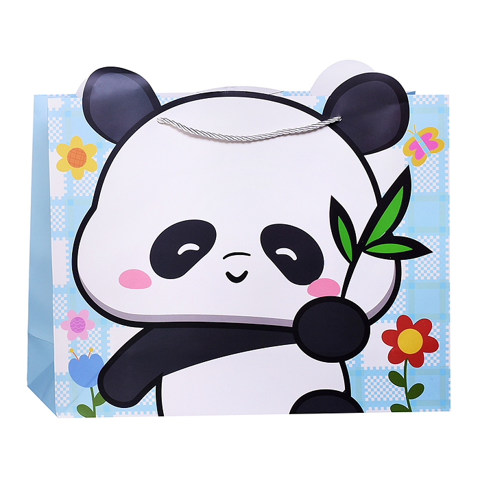 Фото к товару Пакет подарочный 00-7414 "Милая панда" 31*12*40см Пакет подарочный 00-7414 "Милая панда" 31*12*40см