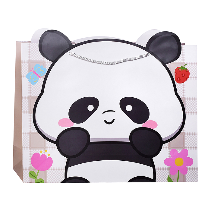 Фото к товару Пакет подарочный 00-7414 "Милая панда" 31*12*40см Пакет подарочный 00-7414 "Милая панда" 31*12*40см