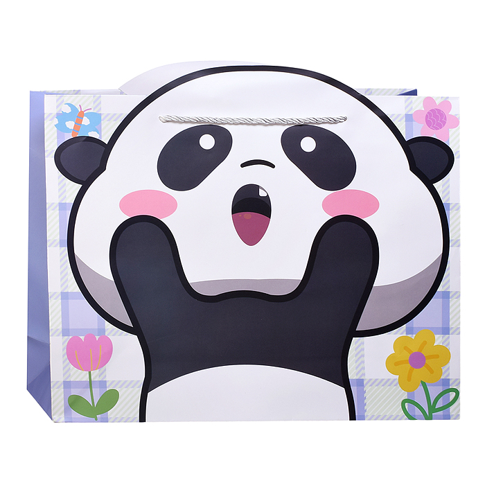 Фото к товару Пакет подарочный 00-7414 "Милая панда" 31*12*40см Пакет подарочный 00-7414 "Милая панда" 31*12*40см