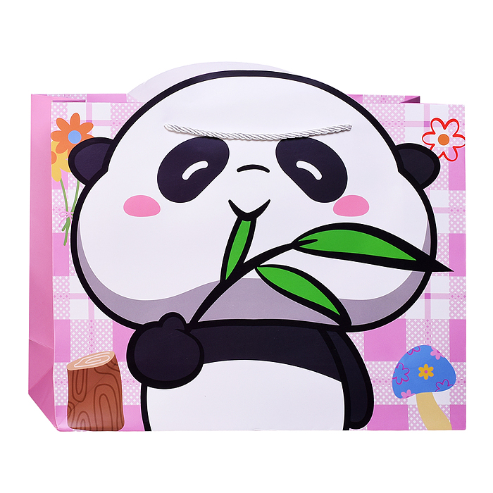 Фото к товару Пакет подарочный 00-7414 "Милая панда" 31*12*40см Пакет подарочный 00-7414 "Милая панда" 31*12*40см