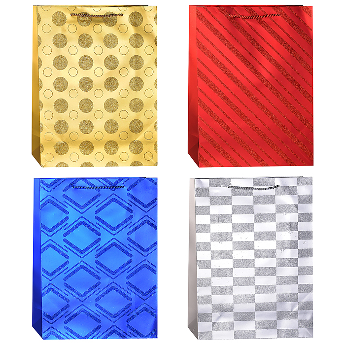 Пакет подарочный 00-7429 "Блестящий сюрприз" 40*30*12см Пакет подарочный 00-7429 "Блестящий сюрприз" 40*30*12см