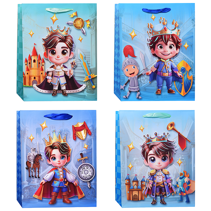 Пакет подарочный 00-7444 "Маленький принц" 26*32*10см Пакет подарочный 00-7444 "Маленький принц" 26*32*10см