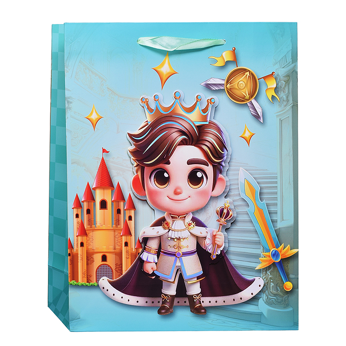 Фото к товару Пакет подарочный 00-7444 "Маленький принц" 26*32*10см Пакет подарочный 00-7444 "Маленький принц" 26*32*10см