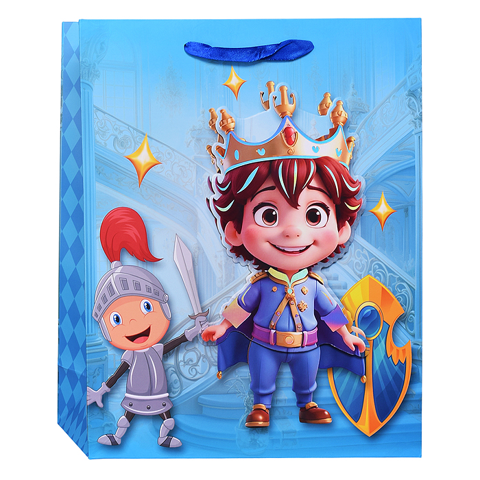 Фото к товару Пакет подарочный 00-7444 "Маленький принц" 26*32*10см Пакет подарочный 00-7444 "Маленький принц" 26*32*10см