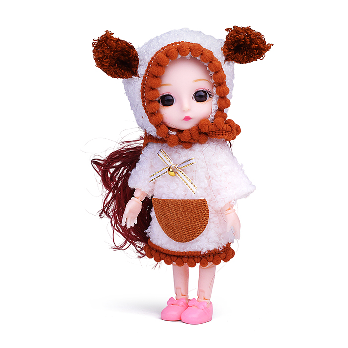 Дом для куклы 666-B1A-5 "Котедж" с мебелью, в коробке