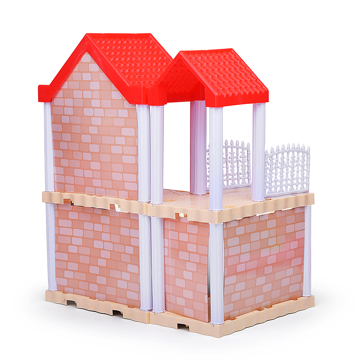 Дом для куклы 666-B1A-5 "Котедж" с мебелью, в коробке