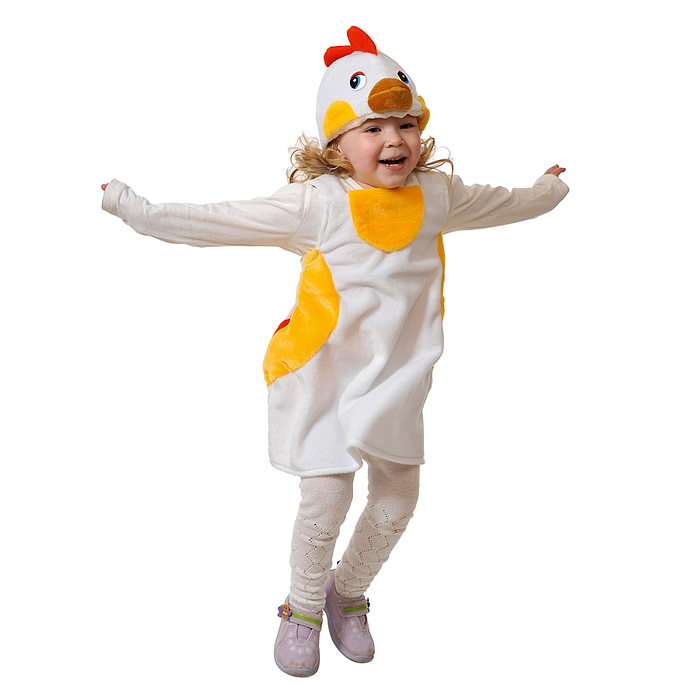 Изделие швейное "Набор карнавальный "Петушок" плюш (6-9 лет, рост 122-134 см)