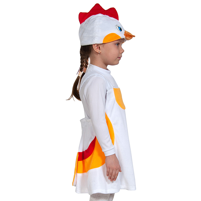 Изделие швейное "Набор карнавальный "Петушок" плюш (6-9 лет, рост 122-134 см)