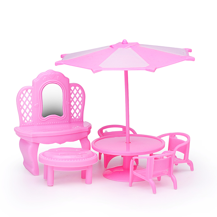 Дом для куклы 666-B7A-8 "Моя вилла" с мебелью, в коробке