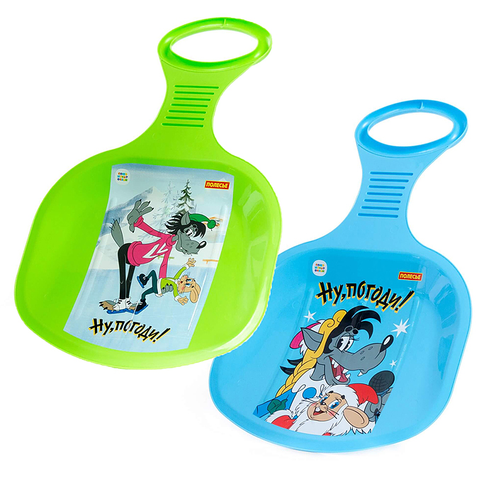 Санки "Ледянка" №2 "Ну, погоди!"