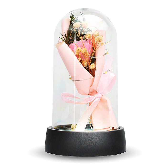 Светильник H07 "Букетик" в коробке (розовый)