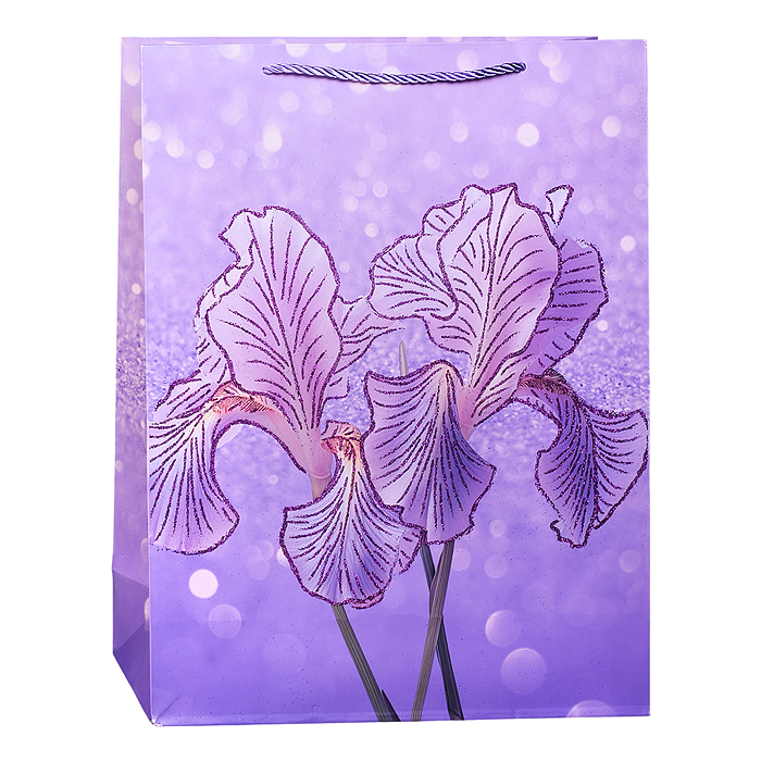 Пакет подарочный 00-7419 "Прекрасные цветы" 31*12*40см