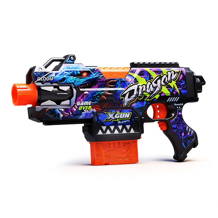 Фото к товару Пистолет 9927-2 "Выстрел дракона" в коробке Пистолет 9927-2 "Выстрел дракона" в коробке