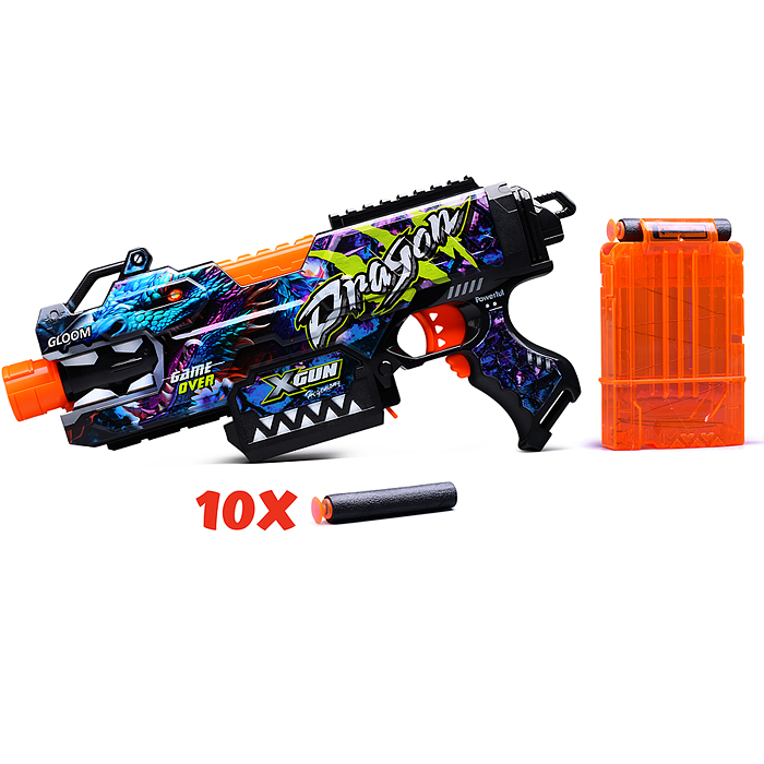 Фото к товару Пистолет 9927-2 "Выстрел дракона" в коробке Пистолет 9927-2 "Выстрел дракона" в коробке