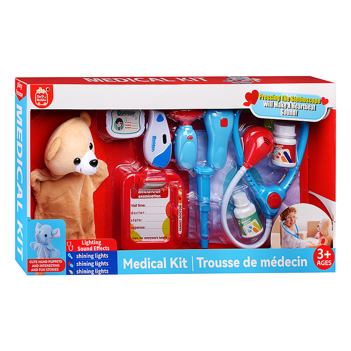 Фото к товару Набор доктора BX67-8 "Мой лечащий врач-2" в коробке Набор доктора BX67-8 "Мой лечащий врач-2" в коробке