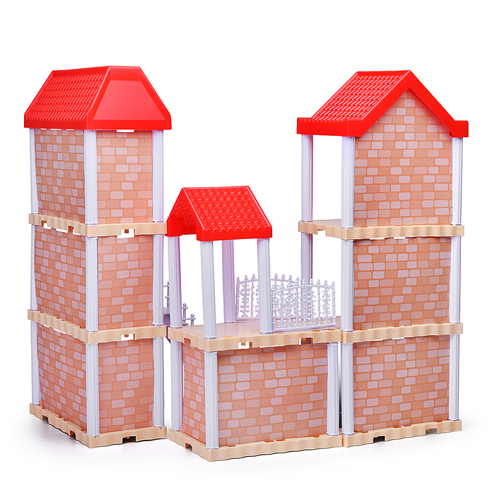 Дом для куклы 666-B5A-6 "Дачный котедж" с мебелью, в коробке