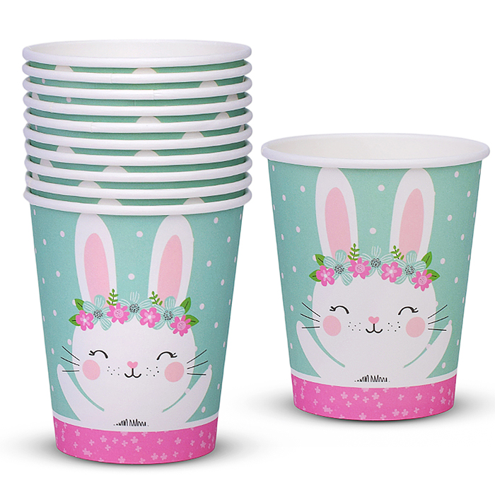 Набор посуды одноразовой 00-7481 "Зайка" стаканы (10 шт.)