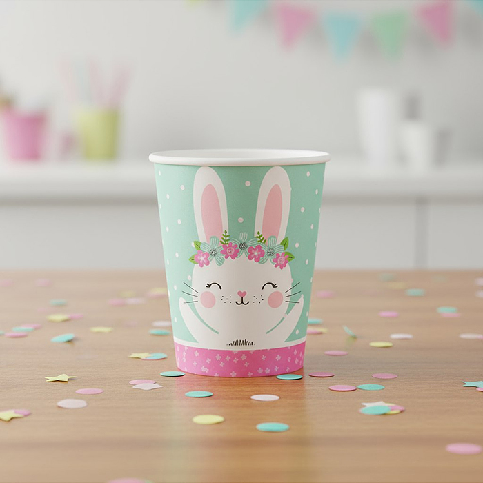 Набор посуды одноразовой 00-7481 "Зайка" стаканы (10 шт.)