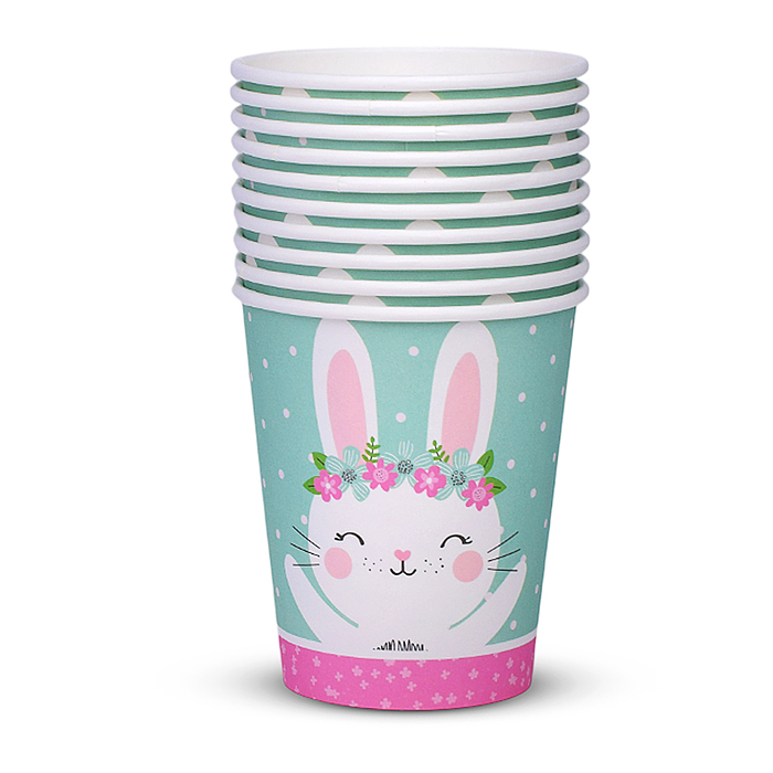 Набор посуды одноразовой 00-7481 "Зайка" стаканы (10 шт.)
