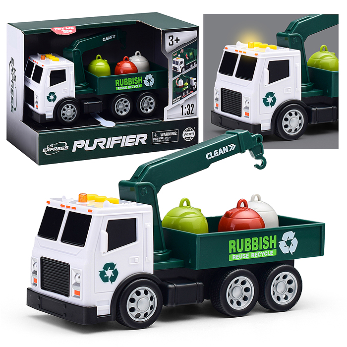 Машина WY1132A "Кран" 1:32 (свет, звук) в коробке Машина WY1132A "Кран" 1:32 (свет, звук) в коробке