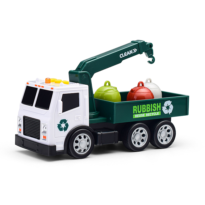 Машина WY1132A "Кран" 1:32 (свет, звук) в коробке