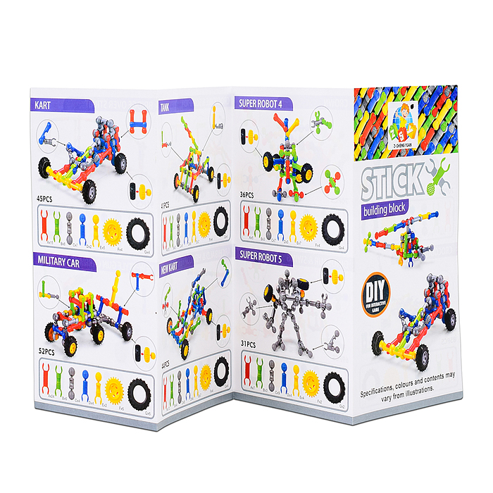 Конструктор SY8829 "Машина с пушкой" (62 дет.) в коробке