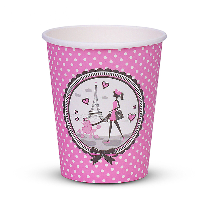 Набор посуды одноразовой 00-7515 "Париж" стаканы (10 шт)