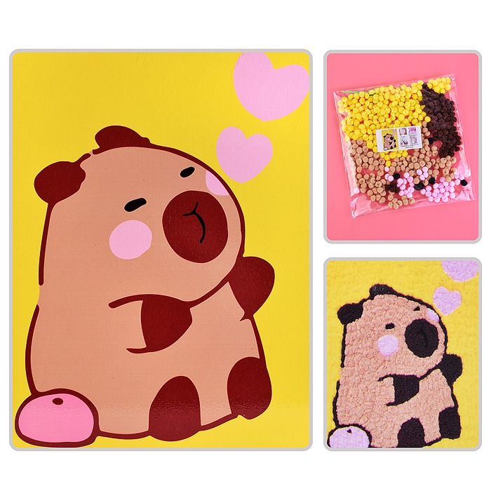 Набор творческая мастерская 00-7363 "Капибара" 30*40 см Набор творческая мастерская 00-7363 "Капибара" 30*40 см