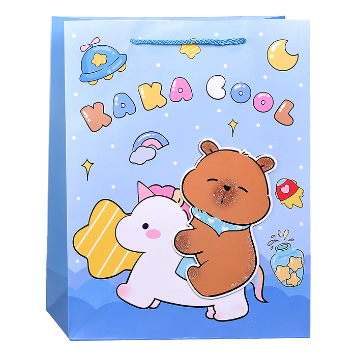 Пакет подарочный 00-7450 "Маленький праздник" 26*10*32см