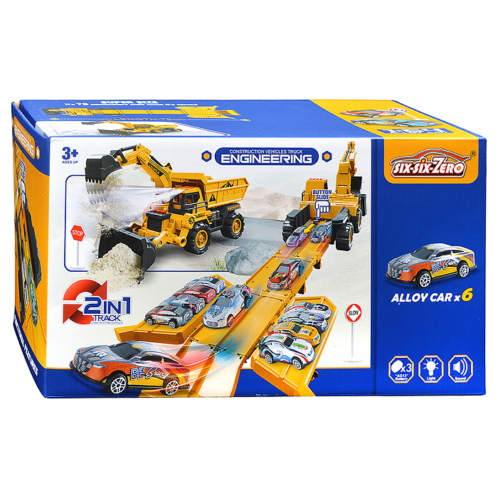 Фото к товару Машина-Катапульта 660-S99 "Экскаватор/Грейдер" в коробке Машина-Катапульта 660-S99 "Экскаватор/Грейдер" в коробке