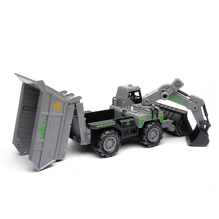 Фото к товару Машина-Катапульта 660-S99 "Экскаватор/Грейдер" в коробке Машина-Катапульта 660-S99 "Экскаватор/Грейдер" в коробке