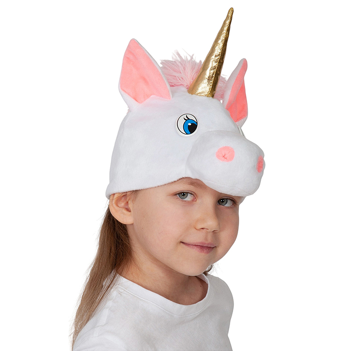 Изделие швейное "Набор карнавальный "Лошадка Единорожка" ткань-плюш (3-6 лет, рост 92-122 см)