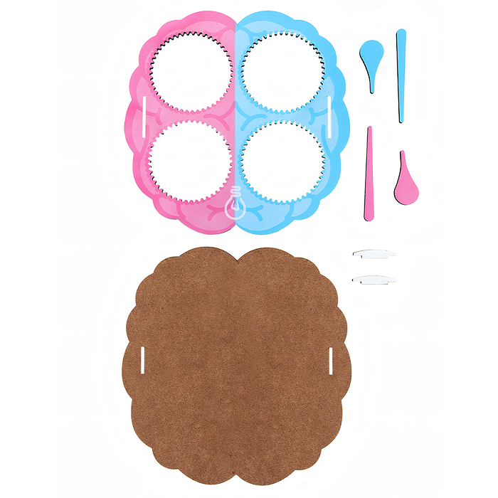 Игра развивающая деревянная "Спирограф. Развиваем мозг" (Нейропсихологический тренажер)