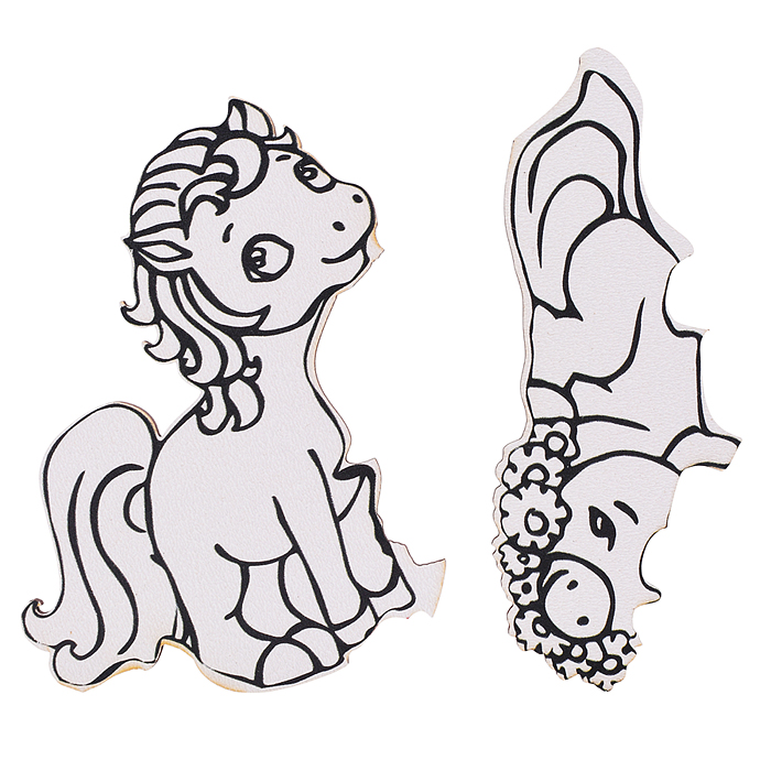 Копилка с пазлом "Лошадки" (цветная)