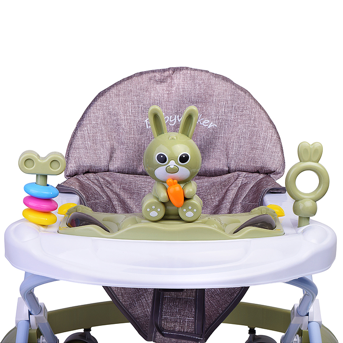 Ходунки 7007-1 "Зайка" (цвет зеленый)