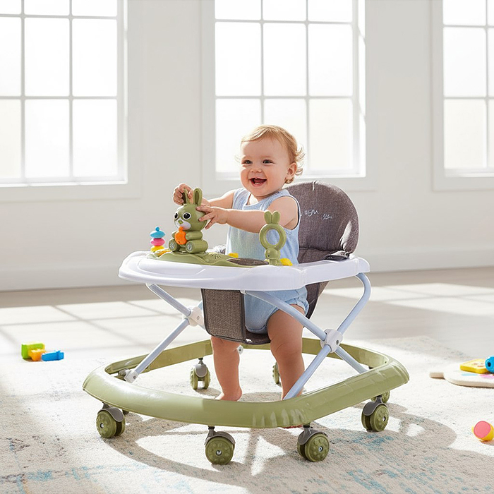 Ходунки 7007-1 "Зайка" (цвет зеленый)